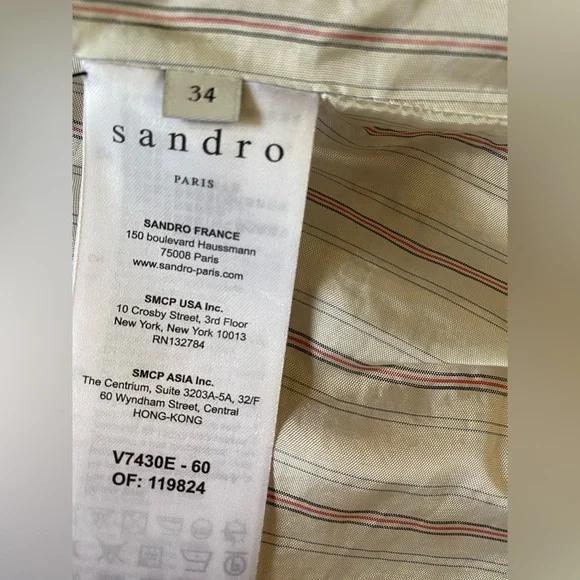 Sandro tweed jacket size 34 - Picture 3 of 5